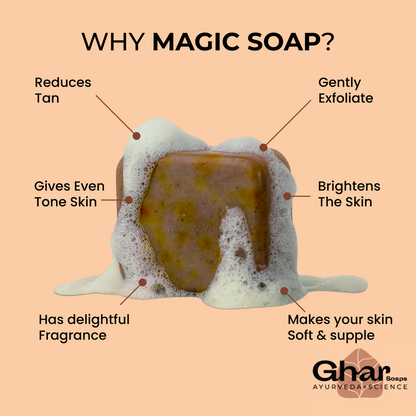 Magic Soap - Sandal Wood and Saffron Soap