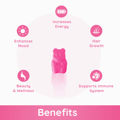 Multivitamin Gummies for Women's Immunity - Strawberry Flavour