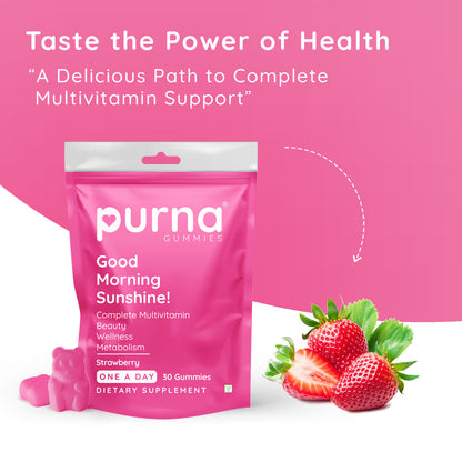 Multivitamin Gummies for Women's Immunity - Strawberry Flavour
