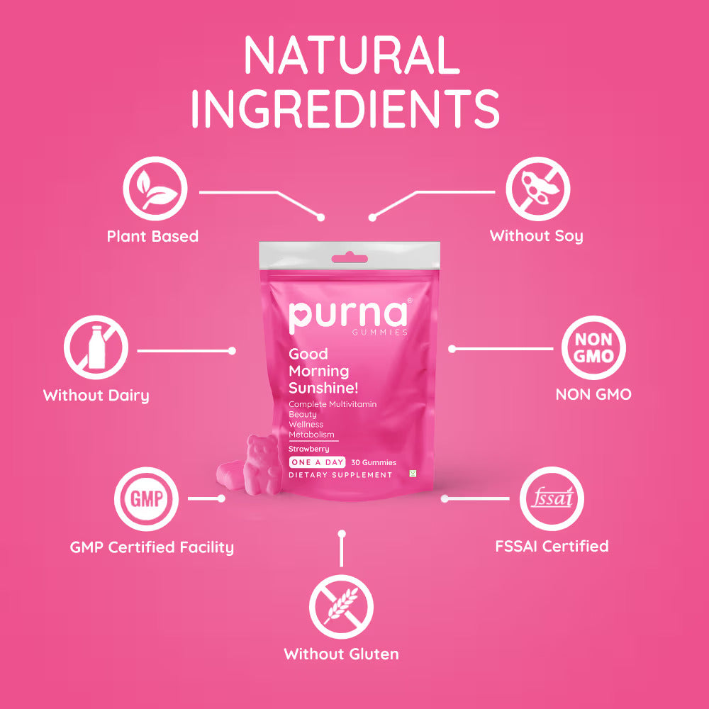 Multivitamin Gummies for Women's Immunity - Strawberry Flavour
