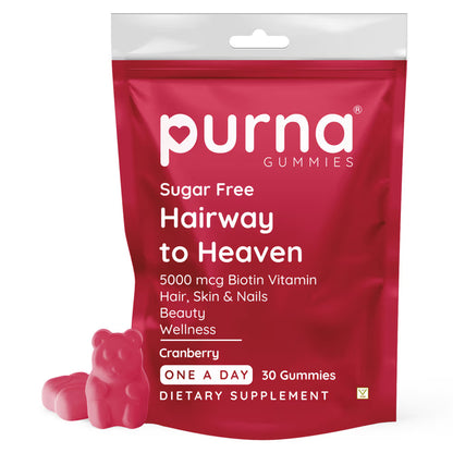 Sugar Free Gummies for Hair & Nail - Cranberry Flavour