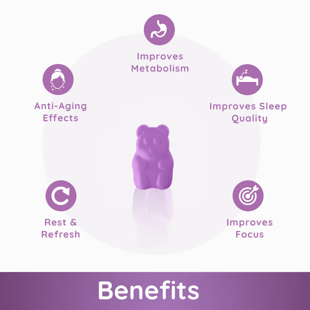 Melatonin Sleep Gummies - Wild Berry Flavour