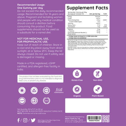 Melatonin Sleep Gummies - Wild Berry Flavour